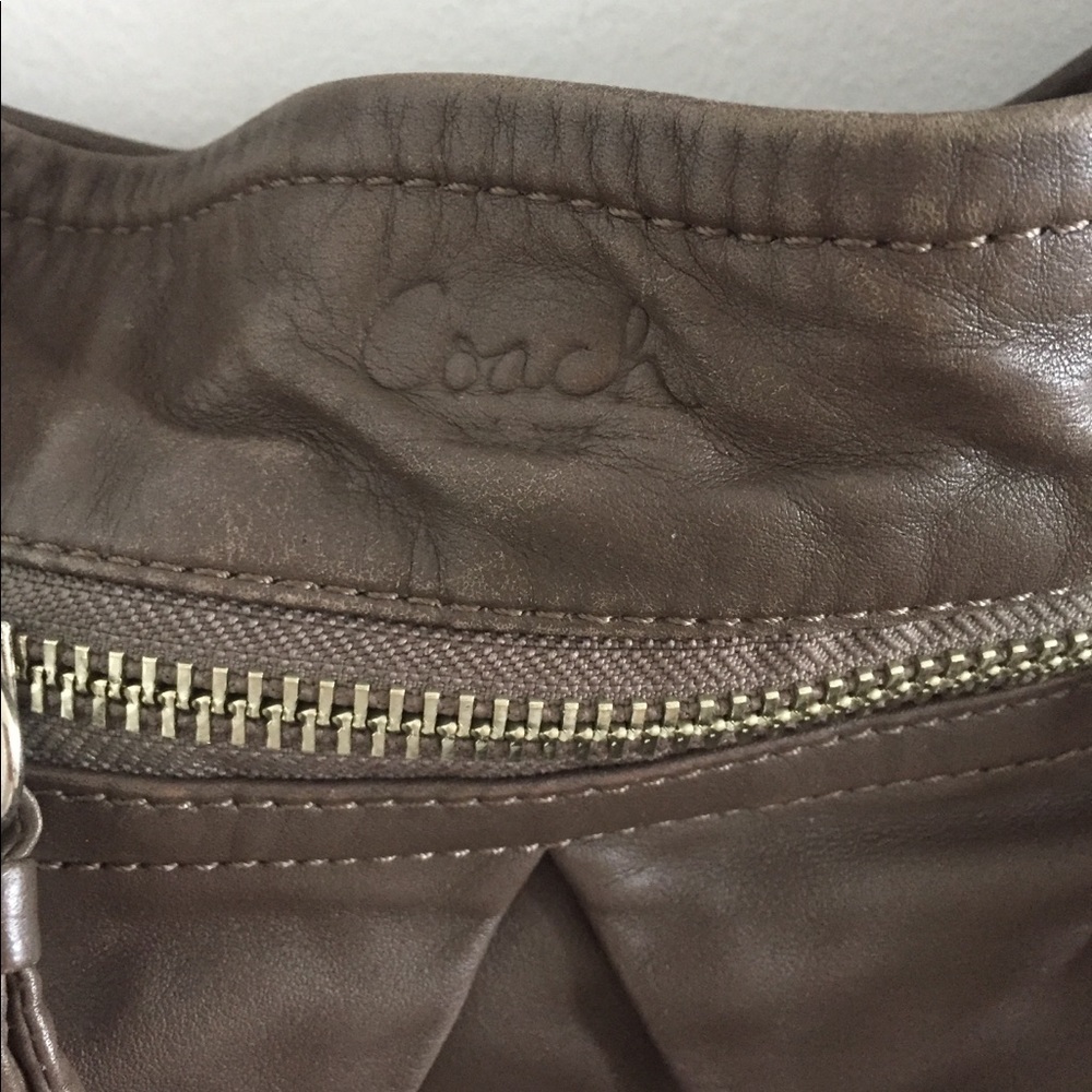 Authentic Leather Coach Bag - Picture 3 of 10
